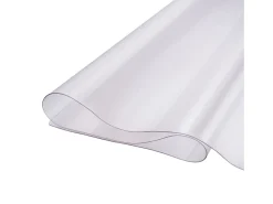 Mantelería-Mantel SucceBuy Protector de Mesa de PVC, 61 x 122 cm, Tapete de Escritorio de Plástico Esmerilado, 1,5 mm de Grosor Transparente