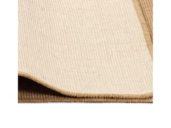 Outlet Garden Furniture Marcel-Joseph Alfombra de yute con reverso de latex color natural 80x160 cm Beige