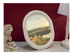 Best Marco para fotos ovalado en resina blanca 20x25 cm Ovally Blanco