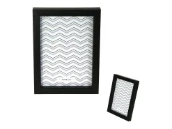 The Home Deco Factory Marco Para Fotos-Marcos de fotos de madera de la vida familiar (juego de 8) Negro