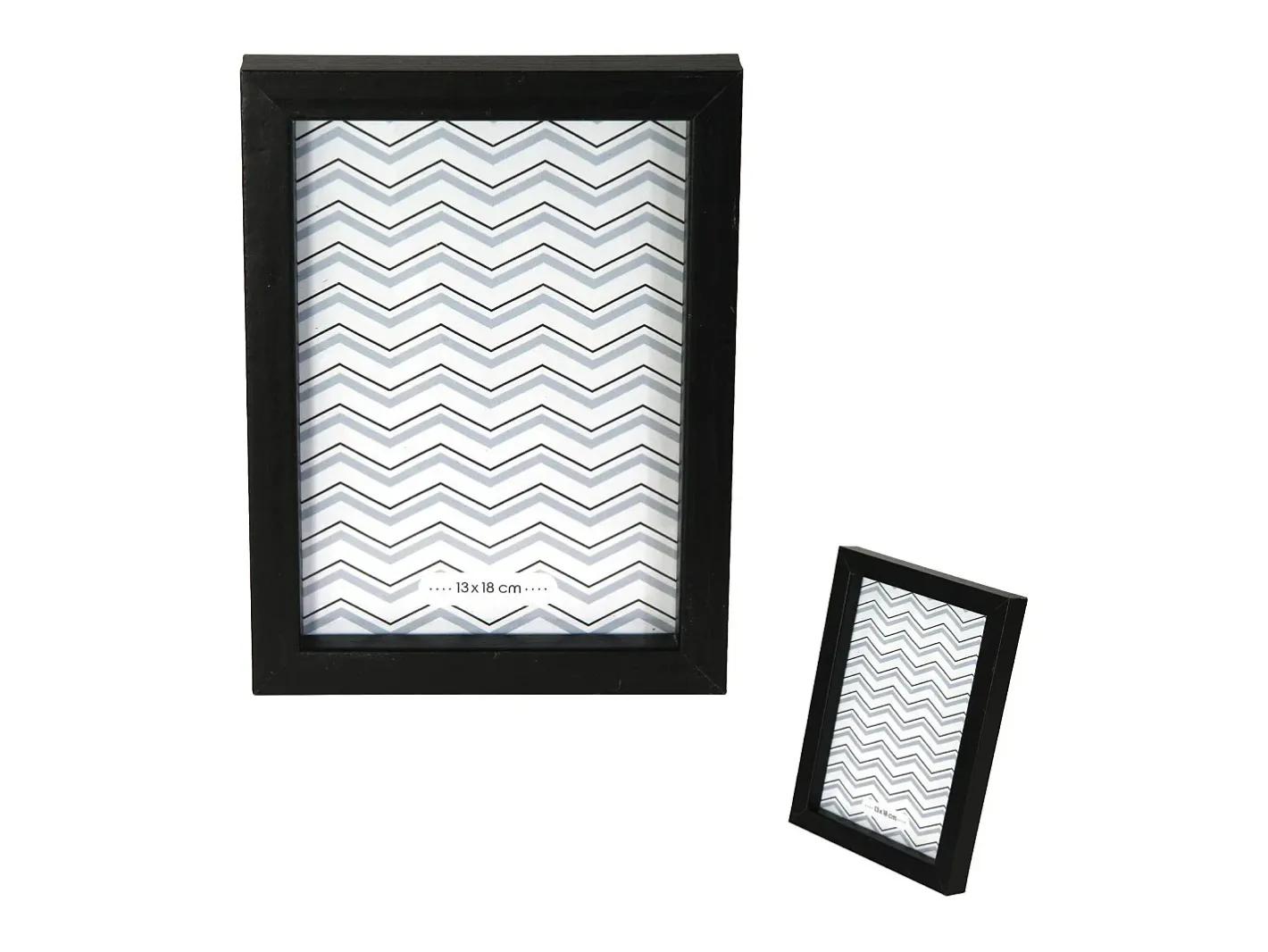 The Home Deco Factory Marco Para Fotos-Marcos de fotos de madera de la vida familiar (juego de 8) Negro