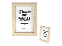 The Home Deco Factory Marco Para Fotos-Marcos de fotos de madera de la vida familiar (juego de 8) Negro