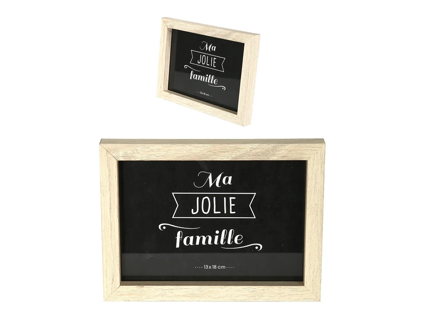 The Home Deco Factory Marco Para Fotos-Marcos de fotos de madera de la vida familiar (juego de 8) Negro