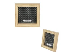 The Home Deco Factory Marco Para Fotos-Marcos de fotos de madera de la vida familiar (juego de 8) Negro