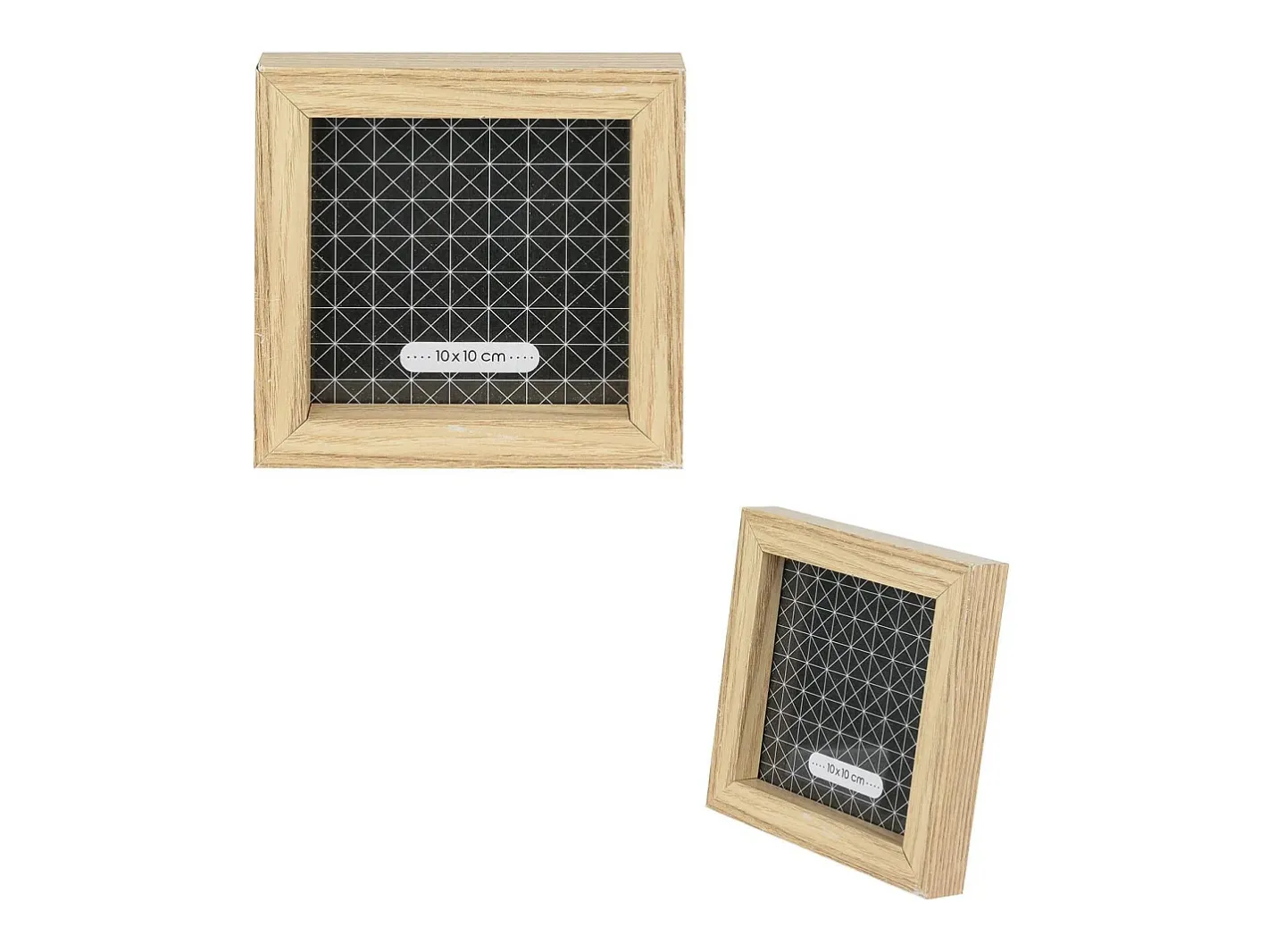The Home Deco Factory Marco Para Fotos-Marcos de fotos de madera de la vida familiar (juego de 8) Negro