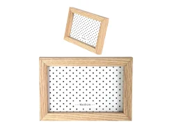 The Home Deco Factory Marco Para Fotos-Marcos de fotos de madera de la vida familiar (juego de 8) Negro