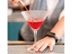Clearance Martini - Juego de 4 copas de 23 cl para cóctel y vino aromático, diseño elegante - Zafferano, fabricado en Italia Transparente