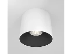 Maytoni Alfa LED Downlight de Superficie , Negro, 10cm 3000K Blanco