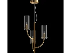 Maytoni Arco Lámpara de Techo Colgante Clásica 3 Luces Multi Brazo Latón G9 Camel Hot