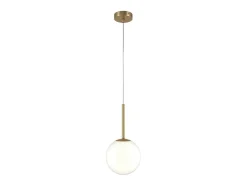 Outlet Maytoni Basic form Basic Form Medium Modern Globe Lámpara de techo colgante Oro E14 Dorado