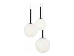 Maytoni Lámpara Suspendida-Basic form Basic Form Modern Lámpara de techo colgante de 3 luces en racimo mate E14 Negro