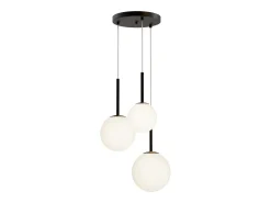 Maytoni Lámpara Suspendida-Basic form Basic Form Modern Lámpara de techo colgante de 3 luces en racimo mate E14 Negro