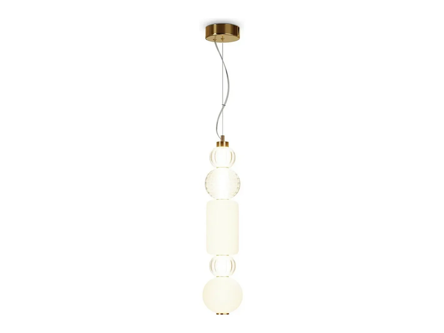 Best Maytoni Collar II Moderna Lámpara de Techo Colgante Fina Oro LED Integrado 3000K Dorado