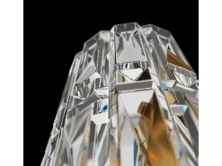 Maytoni Aplique Para Pared-Facet Lámpara de pared neoclásica de vidrio y cristal Oro Dorado