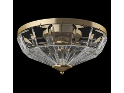 Maytoni Facet Plafón semiempotrado Bowl neoclásico Dorado