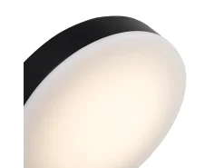Maytoni Fad Moderna lámpara de pared LED negra integrada Fad Negro