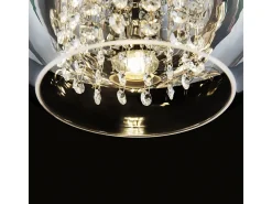 Maytoni Lámpara Suspendida-Fermi Moderna lámpara de techo colgante Fermi Gold Dome Dorado