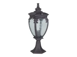 Maytoni Iluminación Exterior-Fleur Pedestal Exterior Antiguo, IP44 Bronce