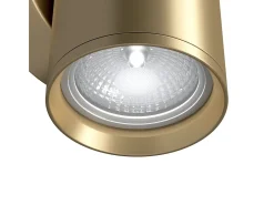 Maytoni FOCUS S Aplique de Pared de Empotrar GU10 Oro Mate Dorado Clearance