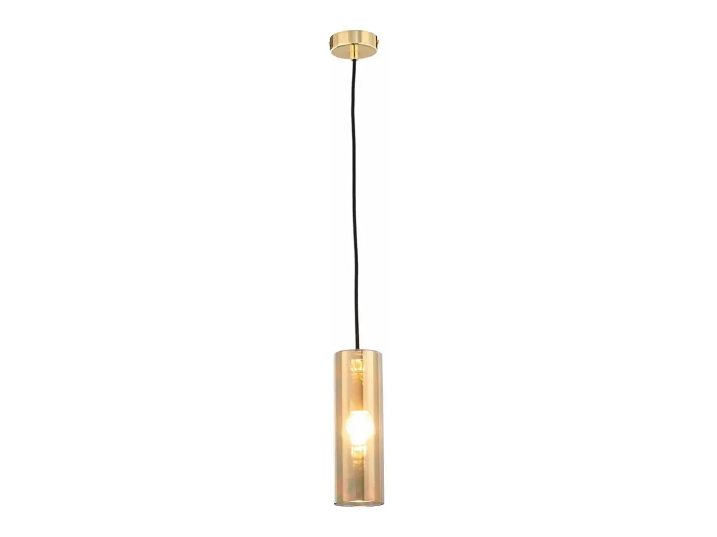 Discount Maytoni Gioia Moderna lámpara de techo colgante Gioia Gold con pantalla de cristal Dorado