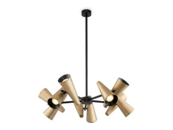 Discount Maytoni Giro Moderna lámpara de techo colgante de 10 luces con varios brazos, latón GU10 Camel