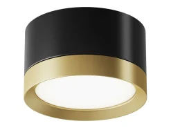 New Maytoni Hoop Downlight de Superficie Negro, , 5cm, GX53 Dorado