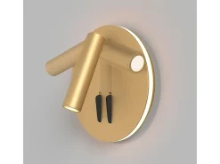 Maytoni Ios 176 Technical Ios 176 LED Integrado Lámpara de Pared Lectura Oro Mate Dorado Online