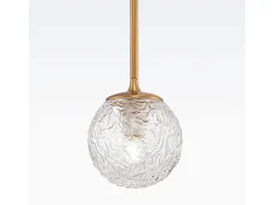 Maytoni Ligero Plafón colgante Globe moderno Latón E27 Camel