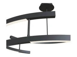 Maytoni Line Lámpara de techo colgante integrada moderna negra, 3000K Negro Discount