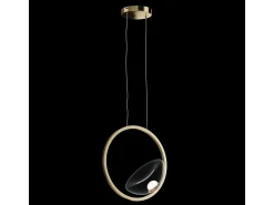 Maytoni Lunare Moderna lámpara de techo colgante LED integrada latón 3000K Camel Clearance
