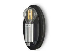 Sale Maytoni Mabell Lámpara de pared moderna cromada, pantalla de cristal Gris