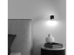 Maytoni Aplique Para Pared-Mirax Lámpara de pared de lectura negra con LED integrado Technical Mirax Negro
