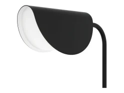 Maytoni Mollis Lámpara de mesa moderna negra, pantalla acrílica Negro