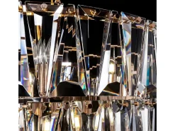 Online Maytoni Puntes Moderna lámpara de techo colgante dorada Puntes de 3 niveles y 18 luces Dorado