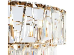 Online Maytoni Puntes Moderna lámpara de techo colgante dorada Puntes de 3 niveles y 18 luces Dorado