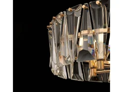Maytoni Puntes Moderna lámpara de techo colgante cilíndrica dorada Puntes de 6 luces Dorado Discount