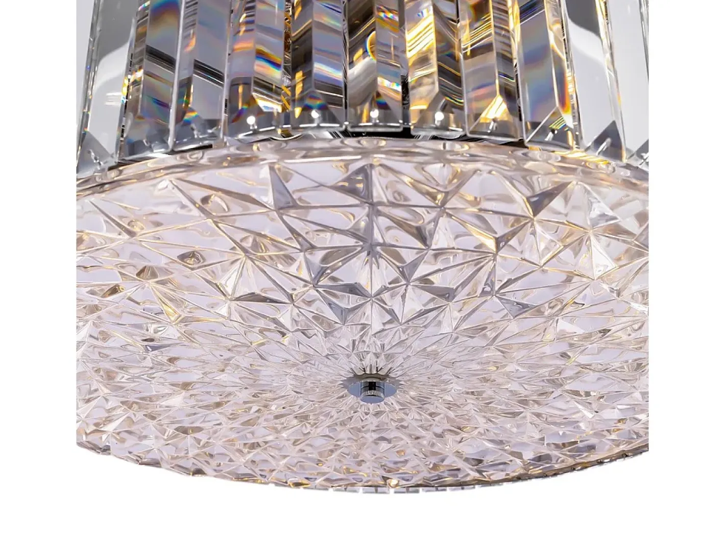 Maytoni Recinto Plafón Modern Recinto 8 Luces Cromo Cristal Gris Online