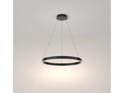 Maytoni Rim Modern Rim Integrated LED Black Ring Lámpara de techo colgante Negro Clearance