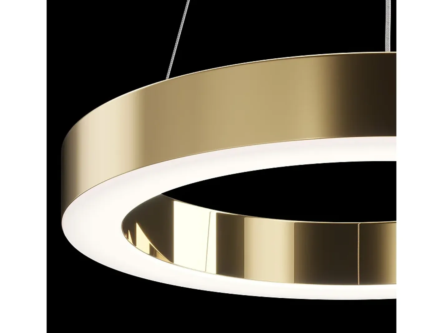Maytoni Saturno Moderna lámpara de techo colgante LED integrada, latón, 2500 lm, 4000 K Camel Outlet