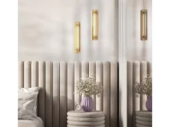 Maytoni Sonata Moderna lámpara de techo colgante LED integrada latón 3000K Camel