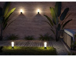Maytoni Iluminación Exterior-Willis Pedestal exterior claro, IP54 Gris