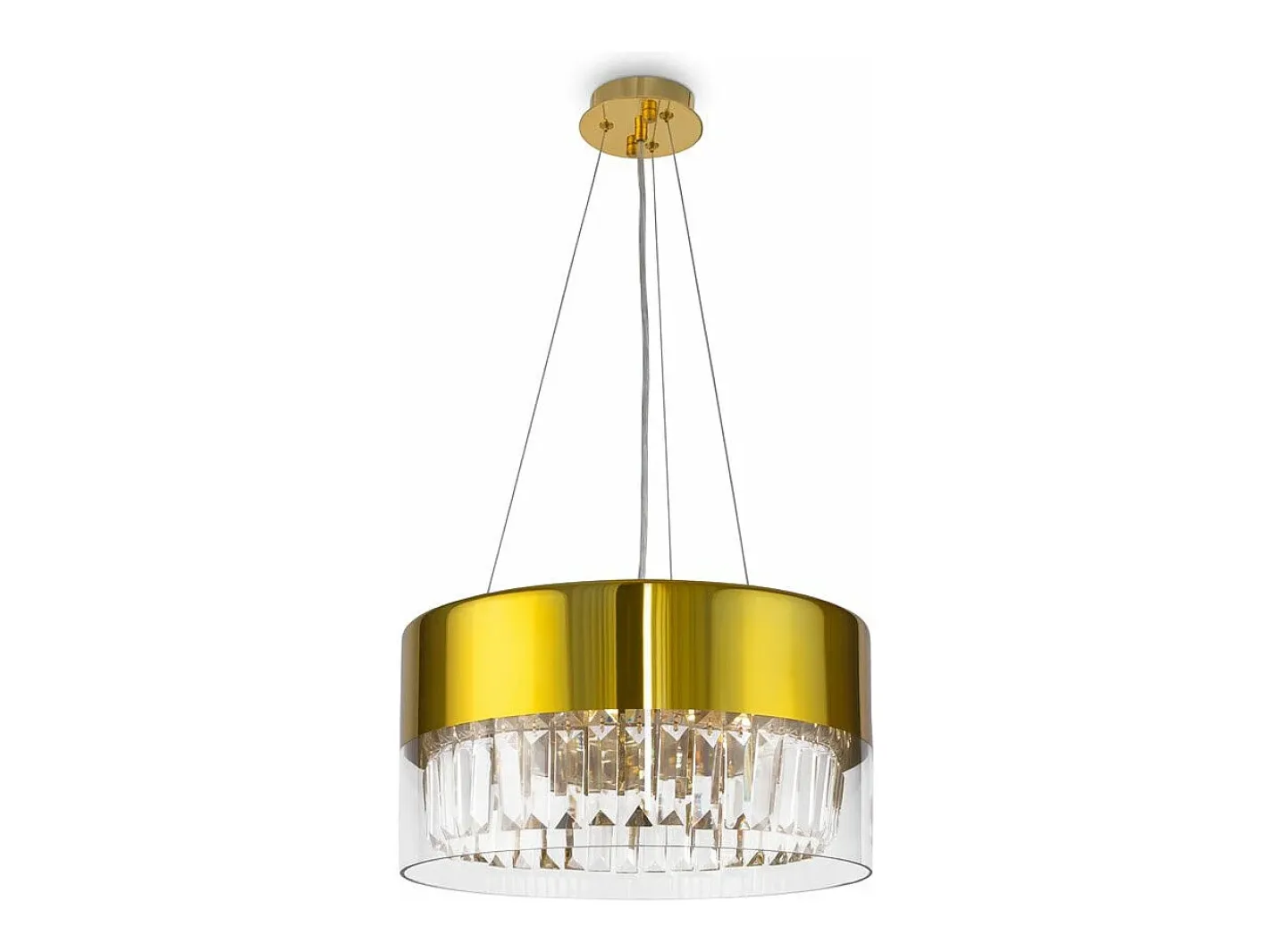 Maytoni Wonderland Plafón colgante cilíndrico moderno Dorado New