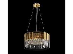 Maytoni Wonderland Plafón colgante cilíndrico moderno Dorado New