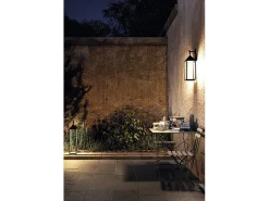 Iluminación Exterior-Moderna linterna LED Pic Nic 2,2W IP54 recargable y regulable h. 67 cm antracita Gris antracita