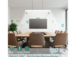 NETTLIFE 2 LED Lámpara de techo resistente a la humedad 90CM - 24W 3000LM Lámpara de techo Lámpara de taller Tubo LED IP65 Resistente al agua 5000K Blanco Best