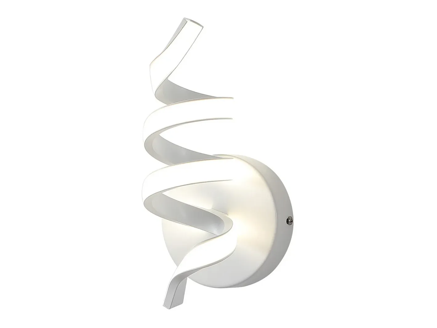 New NETTLIFE - Lámpara de pared LED para interiores, moderna, color negro, 7 W, luz blanca cálida de 3000 K Blanco