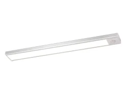 Outlet NETTLIFE - Luz LED para debajo del gabinete con sensor de movimiento, recargable por USB, 1500 mAh, para pasillo y armario Plateado