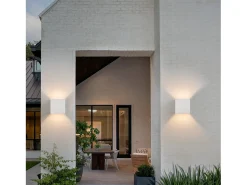 NETTLIFE Aplique Para Pared-Aplicación LED para Muro Int/Ext, Caliente IP65, para Casa, Dormitorio, Pasillo, Escalera Blanco