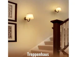 NETTLIFE Aplique de pared para interiores a batería con interruptor: Apliques de pared LED regulables, s, inalámbricos, modernos Negro