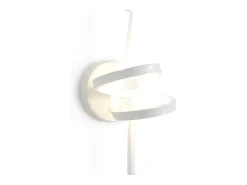 Online NETTLIFE Aplique de pared LED negro para interior, 7 W, cálido, 3000 K, para escalera moderna, aluminio Blanco